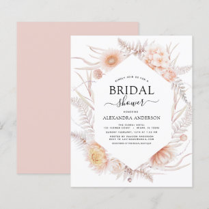 Lámina Moda del Boho presupuestal Ducha de novia del desi