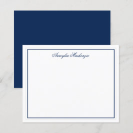 Lámina Moda Elegante Marina Azul y Blanco Personalizado
