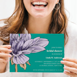 Lámina MODA PRESUPUESTARIA Flor Lilac Floreciente Ducha d