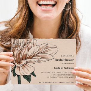 Lámina MODA PRESUPUESTARIA Florecimiento Magnolia Marfil 
