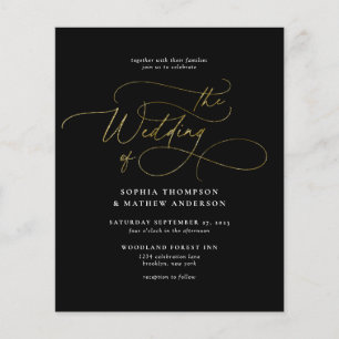 Lámina MODA PRESUPUESTARIA Oro Negro Código QR Todo en un