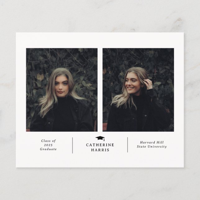 Lámina Moda presupuestaria y elegante graduación de fotog (Anverso)