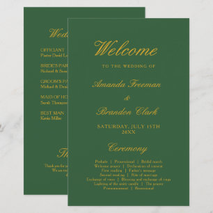 Lámina Moda Sage Green y Gold Elegant Wedding