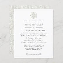 Moda Tiles elegante boda de presupuesto atemporal