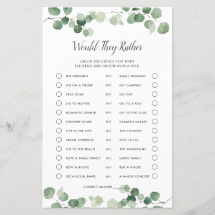 Lámina Moda Verde Ducha De Novias Prefieren Jugar