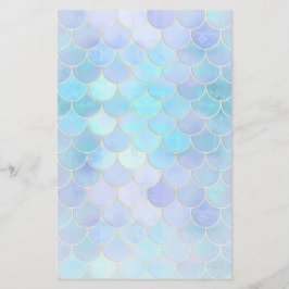 Lámina Modelo Aqua Pearlescent & Gold Mermaid