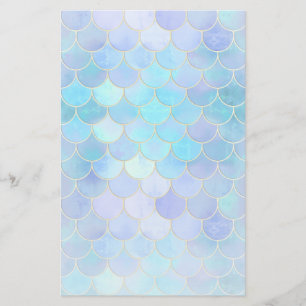 Lámina Modelo Aqua Pearlescent & Gold Mermaid