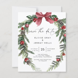 Lámina Modern Script Save the Date