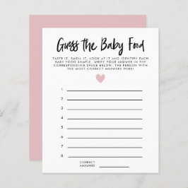 Lámina Moderno Corazón Rosa Adivina El Juego De Ducha De 