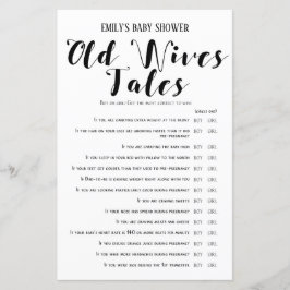 Lámina Moderno juego ruso de Baby Shower IMPRESO