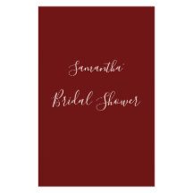 Moderno y elegante juego de ducha de novia en Borg