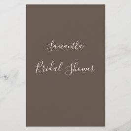 Lámina Moderno y elegante juego de ducha marrón marrón