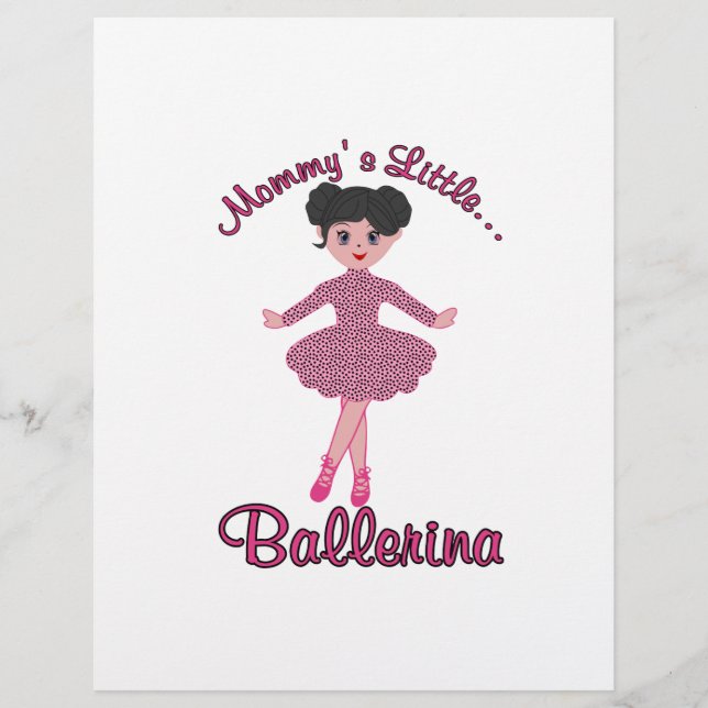 Lámina Mommys Little Ballerina (Anverso)