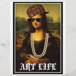 Lámina Mona Lisa Thug Life Art Life