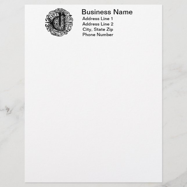 Lámina Monarchia "C" Letterhead (Anverso)