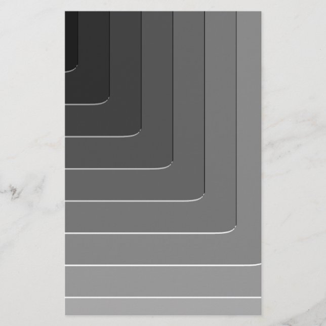 Lámina Monocromo gris de negocios (Anverso)