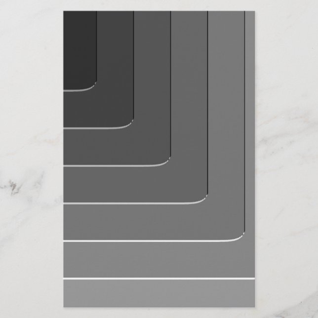 Lámina Monocromo gris de negocios (Anverso)