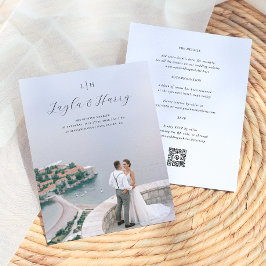 Lámina Monograma de Boda | Código QR Todo en Uno Presupue