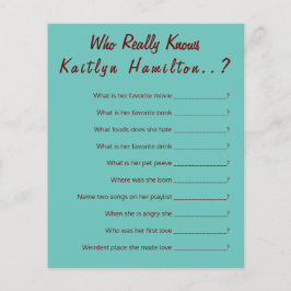 Lámina Monograma verde azulado 💍 juego moderno de ducha 