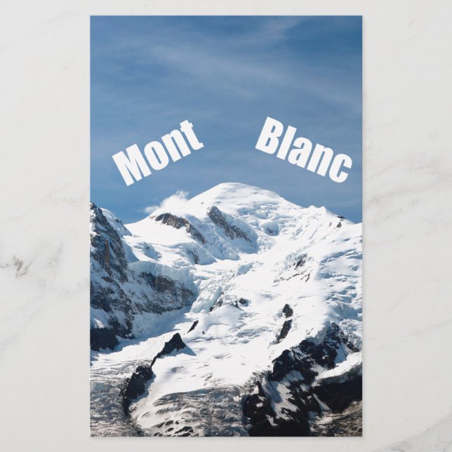Lámina Mont Blanc - Magnífico! (Anverso)