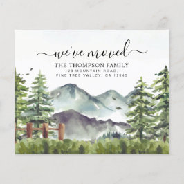 Lámina Montaña forestal de presupuesto Hemos movido nuevo