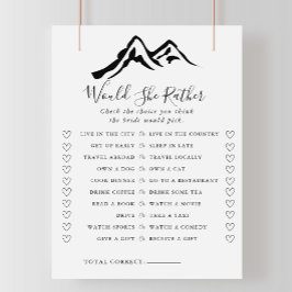 Lámina Montaña Prefiere Un Juguete De Ducha De Novias