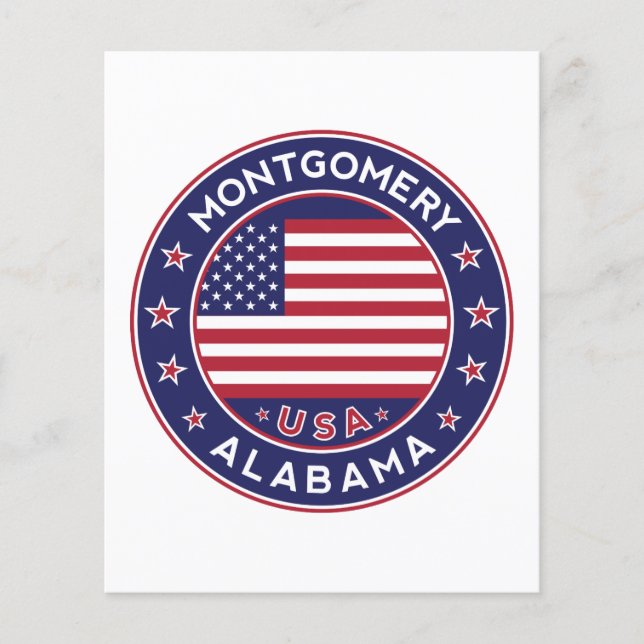Lámina Montgomery, Alabama (Anverso)