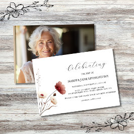 Lámina Monumento al funeral de la amapola blanca y rosada