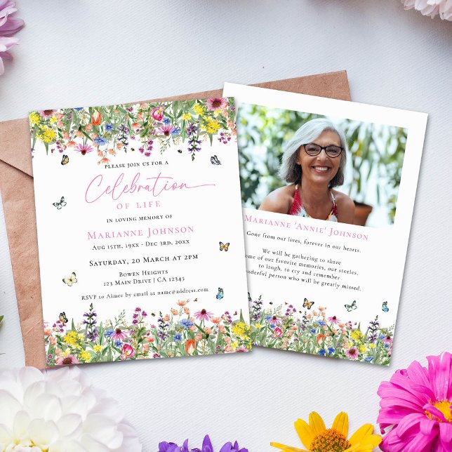 Lámina Monumento conmemorativo floral moderno con presupu (Subido por el creador)