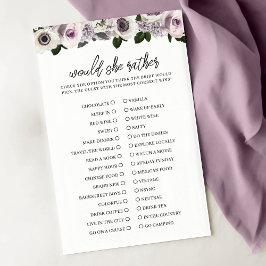 Lámina Moody Anemone Purple Floral Prefiere Jugar