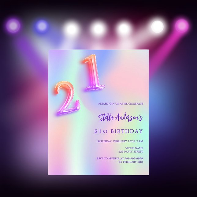 Lámina Morado rosado holográfico de 21 años (Subido por el creador)