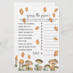 Lámina Mosaicos de otoño Juego de adivinanzas para el p