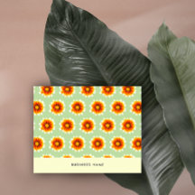 Mostaza floral Amarillo Pequeño Orden Empresarial