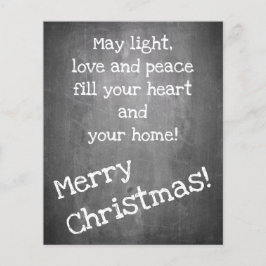 Lámina Motif de navidad en forma de pizarra - XMAS