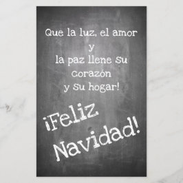 Lámina Motif de navidad en forma de pizarra - XMAS