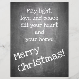 Lámina Motif de navidad en forma de pizarra - XMAS