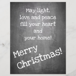 Lámina Motif de navidad en forma de pizarra - XMAS