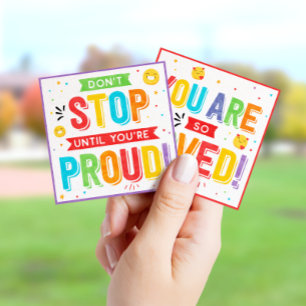 Lámina Motivational Lunch Box Notes kids Lunchbox cards