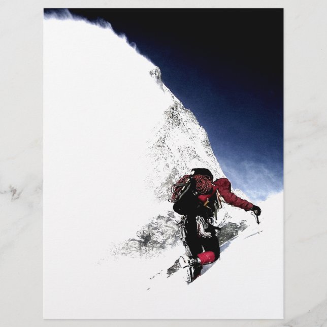 Lámina Mountain Climber Extreme Sports (Anverso)
