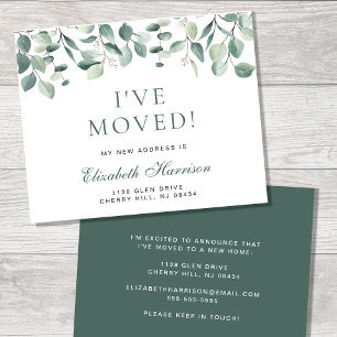 Lámina Moví Eucalyptus Greenery Moving Invitación