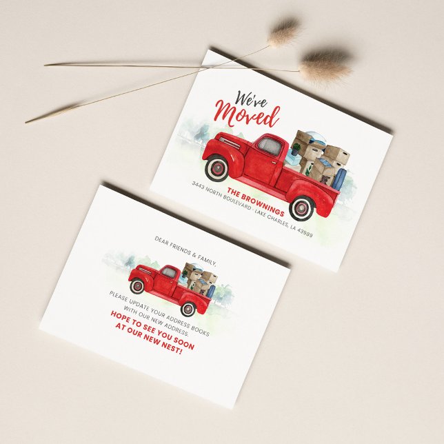 Lámina Moviendo Invitación de dirección nueva movida Weve (Subido por el creador)