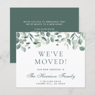 Lámina Movimos Eucalyptus Greenery Watercolor Moving Ann