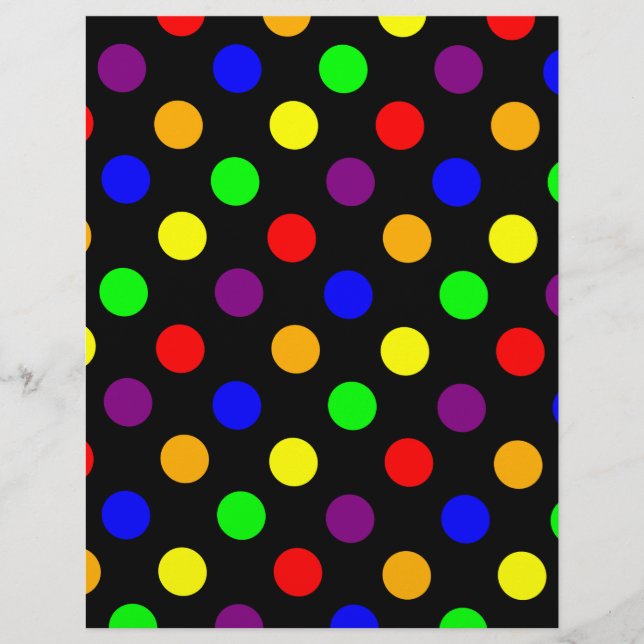 Lámina Muchos puntos coloridos (Anverso)