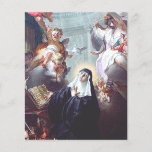 Lámina Muerte de Saint Scholastica