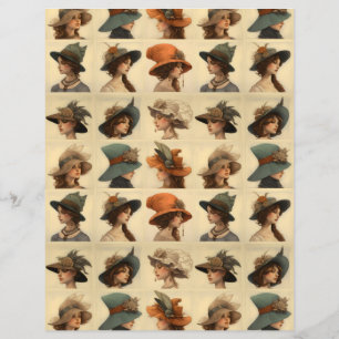 Lámina Mujeres gorras de moda SCV 3