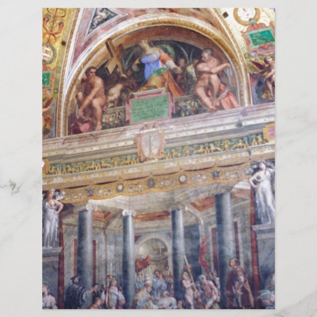 Lámina Mural en el Museo Vaticano (Anverso)