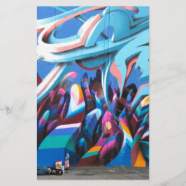 Lámina Muro de grafitis geniales
