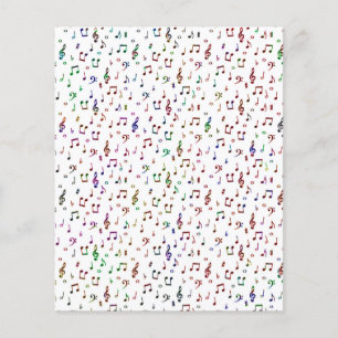 Lámina Música colorida