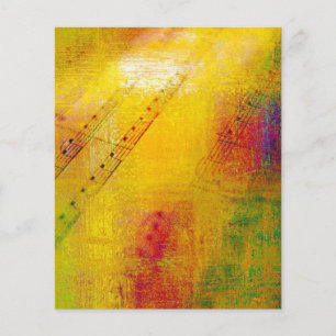 Lámina Música y pintura desgastada