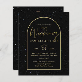 Lámina Mystique BLACK GOLD Starry Night Boda